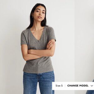 Madewell Whisper Cotton V-Neck Tee